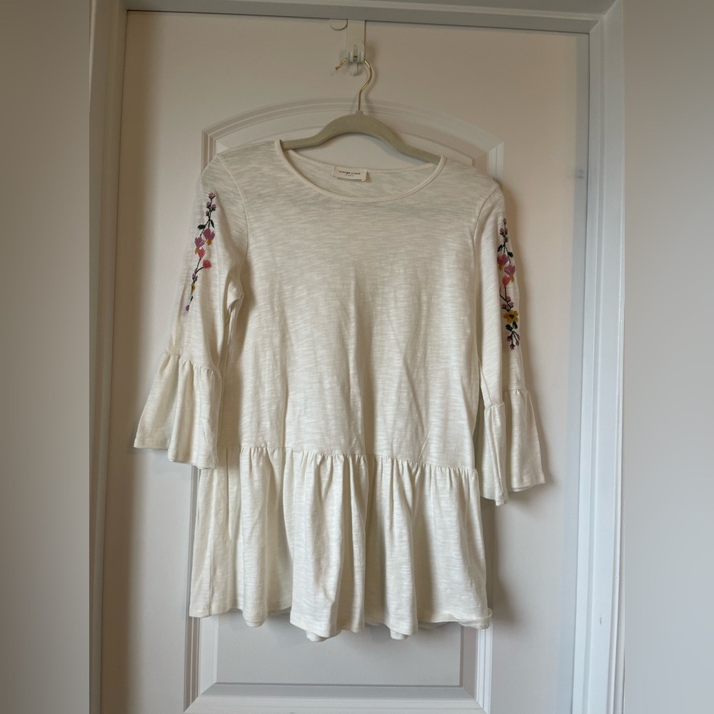 Embroidered top